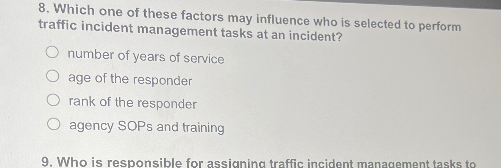 Solved Which one of these factors may influence who is | Chegg.com