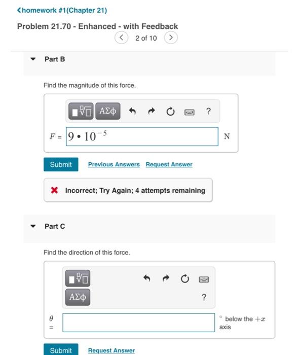 Solved A charge of −2.50nC is placed at the origin of an