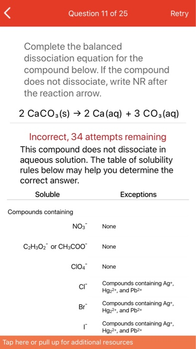 Solved: Question 11 Of 25 Submit Complete The Balanced Dis... | Chegg.com