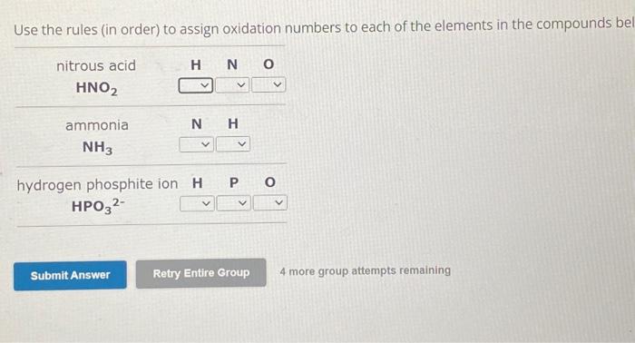 oxidation number of elements in free state