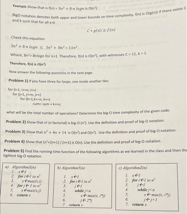 solved-example-show-that-is-f-n-3n2-8-n-logn-is-o-n-chegg