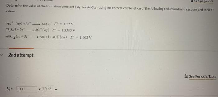 Solved See page 789 Determine the value of the formation | Chegg.com