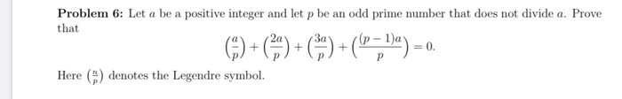 Solved let a be a positive integer and let p be a prime | Chegg.com