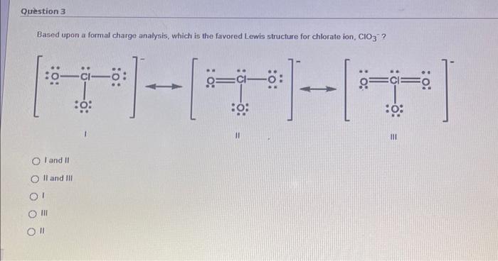 chlorate ion lewis structure