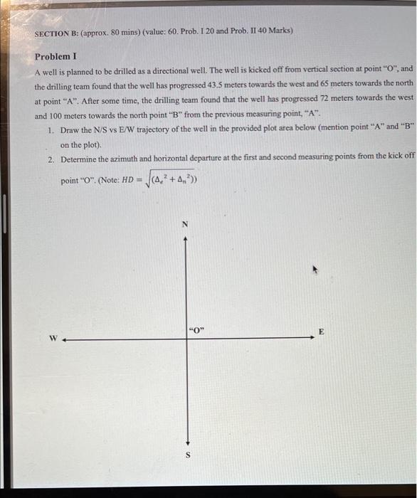 Solved SECTION B: (approx. 80 Mins) (value: 60 . Prob. 120 | Chegg.com