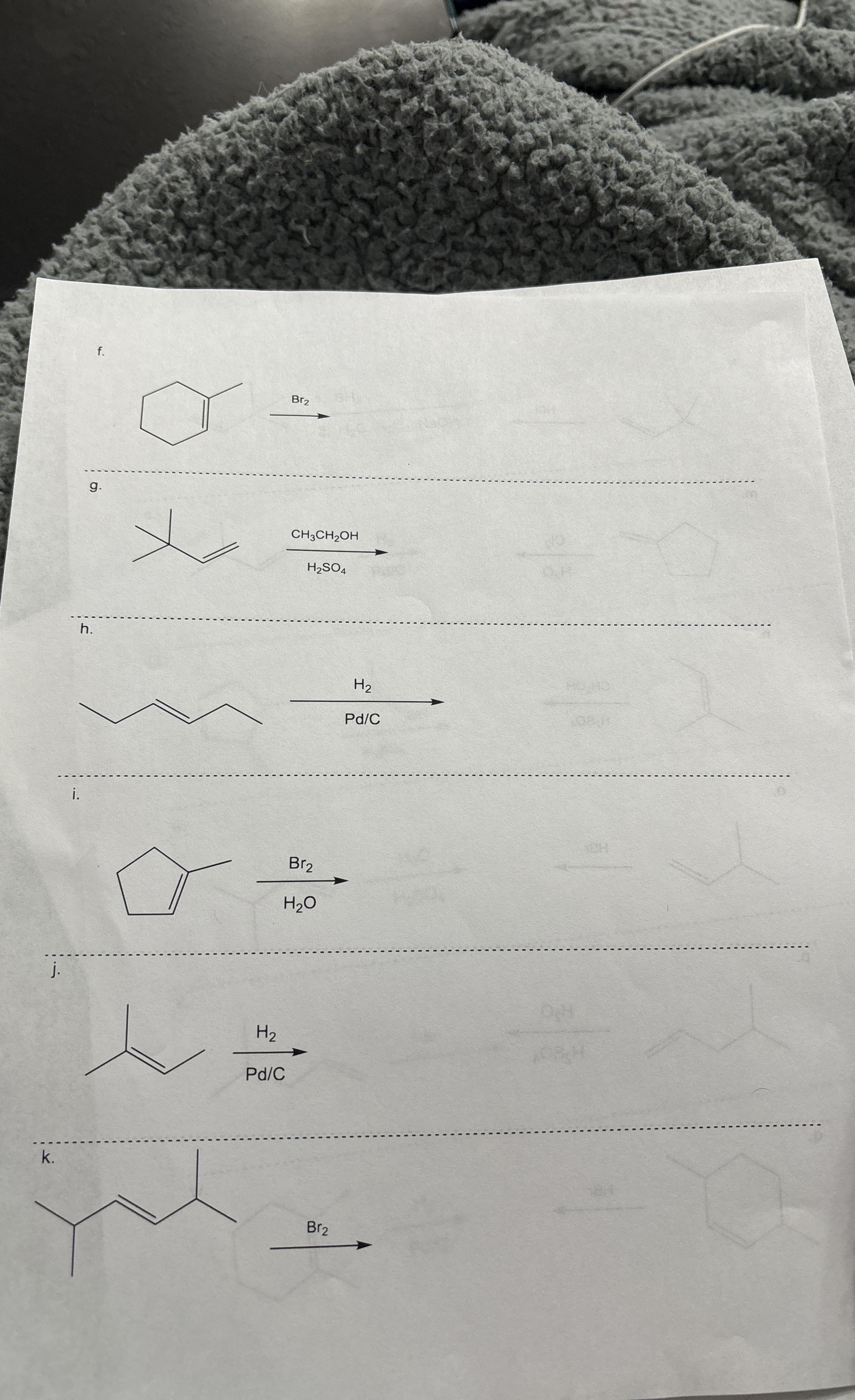Solved Draw the major product to each of the following | Chegg.com