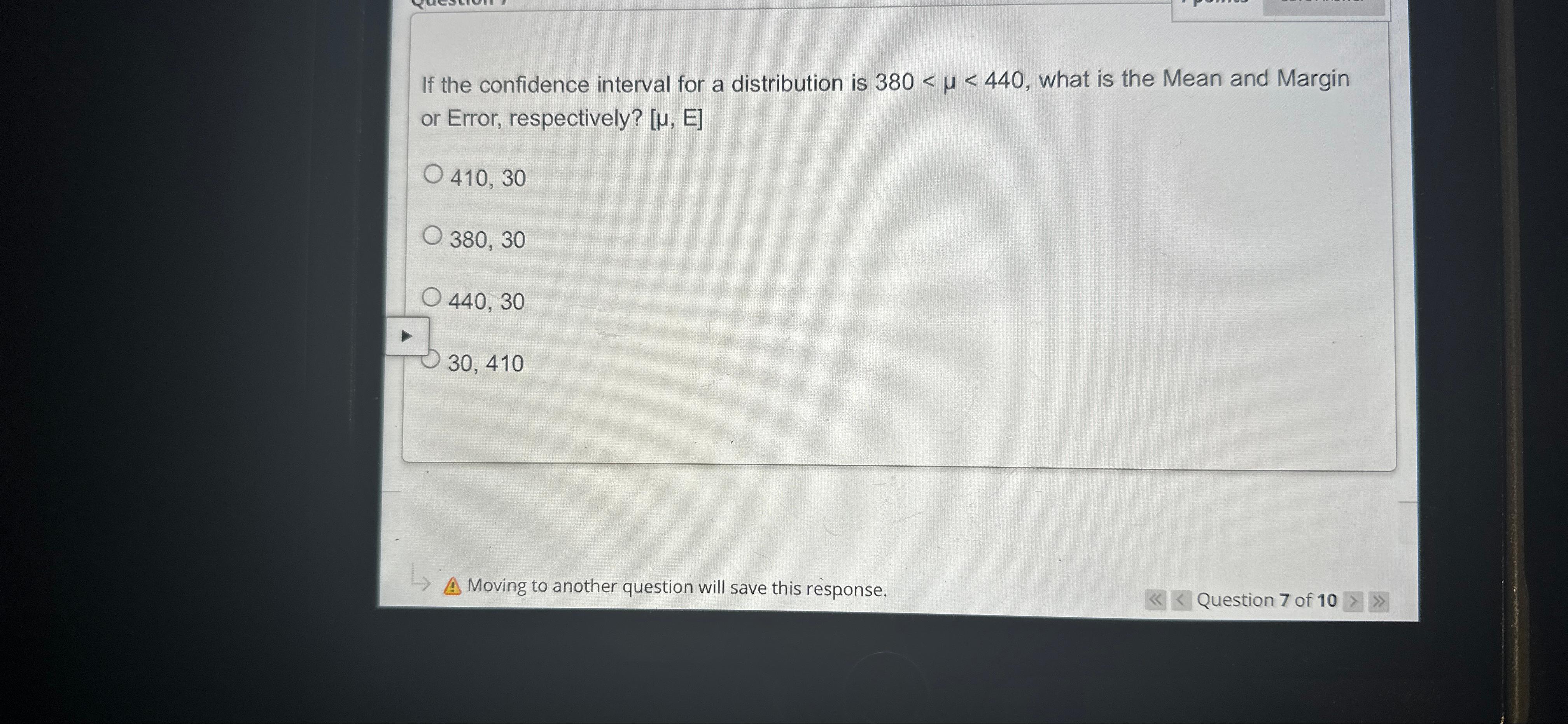 Solved If the confidence interval for a distribution is | Chegg.com