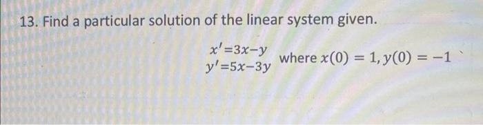 Solved *differential Equations* *will Like If Work Is Shown | Chegg.com