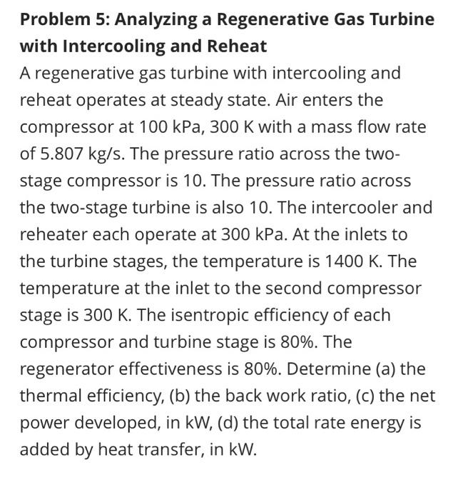 solved-problem-5-analyzing-a-regenerative-gas-turbine-with-chegg