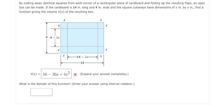 Solved By Cutting Away Identical Squares From Each Corner Of 