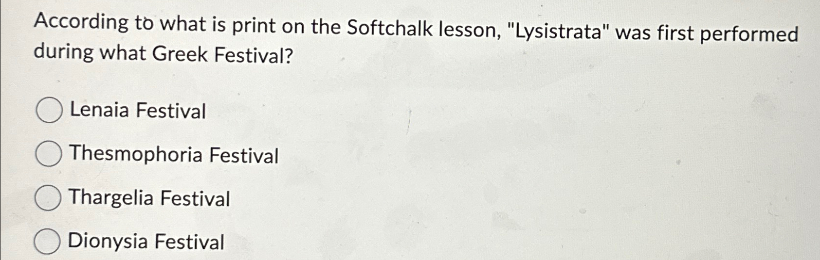 Solved According to what is print on the Softchalk lesson, | Chegg.com