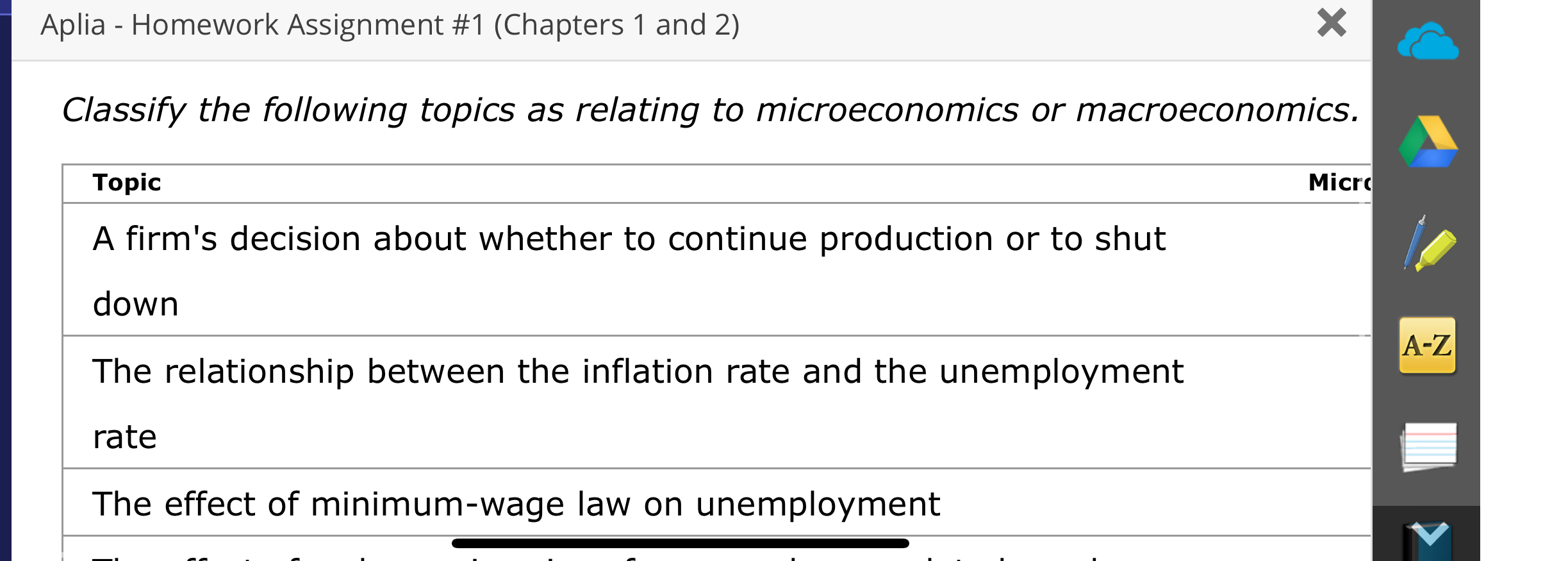 aplia homework answers microeconomics