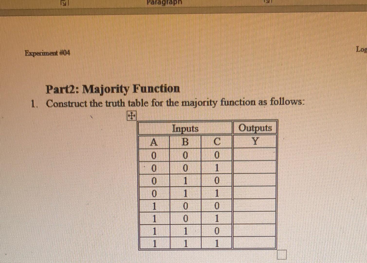 Solved 1. First Construct A Truth Table Containing All | Chegg.com