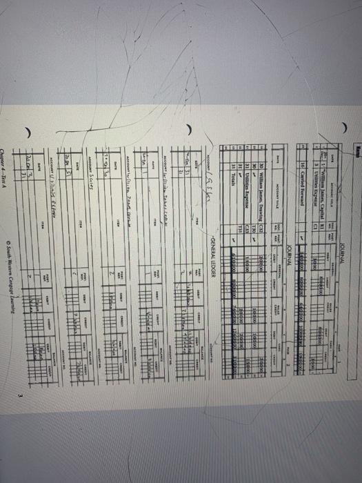 Part ThreePosting to a General Ledger Directions 1.