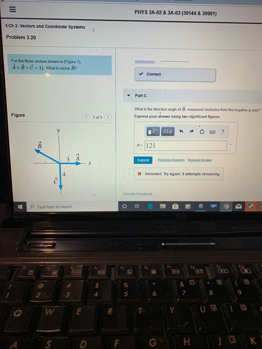 Solved PHYS 3A-02 & 3A-03 (30144 & 30991) (Ch 3: Vectors and | Chegg.com