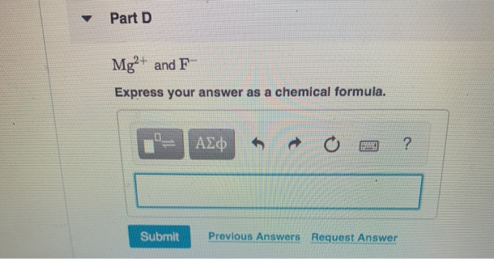 Solved write the correct ionic formula for the compound | Chegg.com