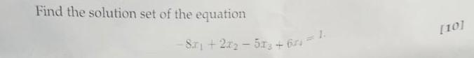 solution of 8 2x 5 )- 6 3x 7 )= 1