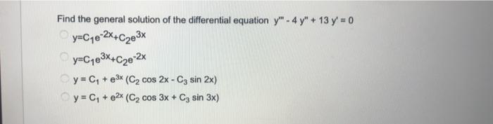 Find the general solution of the differential equation \( y^{\prime \prime \prime}-4 y^{\prime \prime}+13 y^{\prime}=0 \) \[