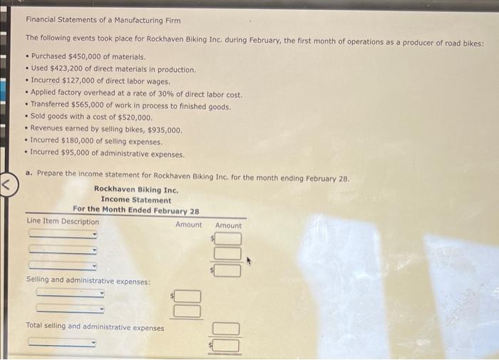 solved-financial-statements-of-a-manufacturing-firm-the-chegg