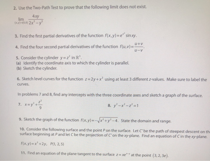 1 Evaluate The Limit X Y 2 Lim X Y 3 1 Chegg Com