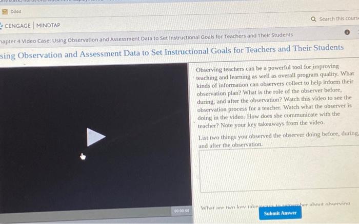 Solved Observing Teachers Can Be A Powerful Tool For | Chegg.com