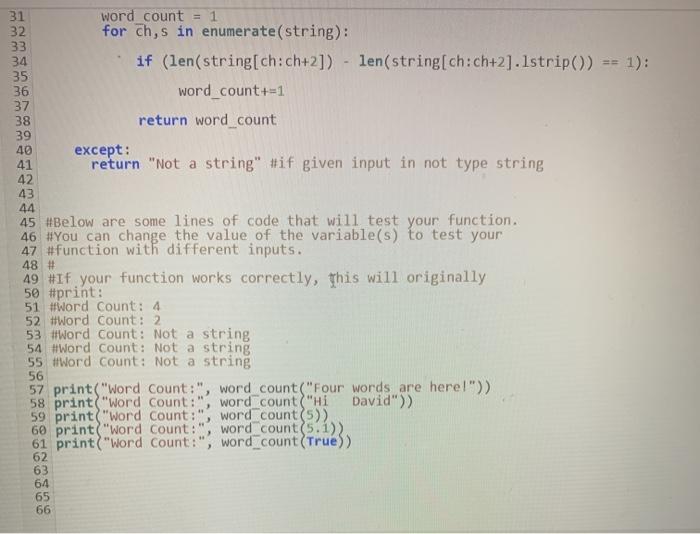 Solved] I tried to code countWords that takes in a list, lst, as a