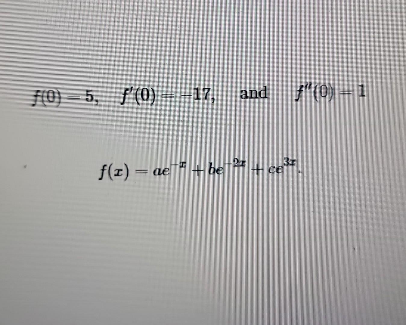 Solved Find The Values Of The Coefficients A,b And Cs0 That | Chegg.com