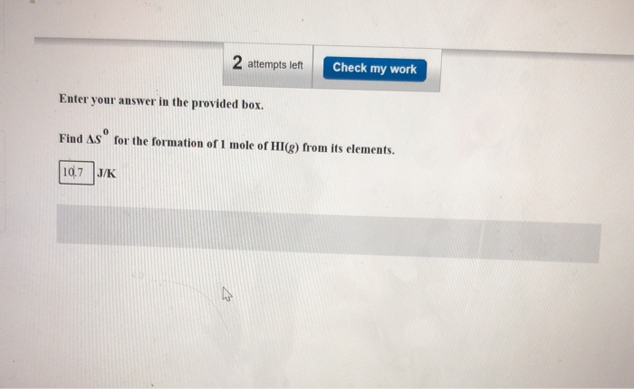 Solved 2 attempts left Check my work Enter your answer in | Chegg.com