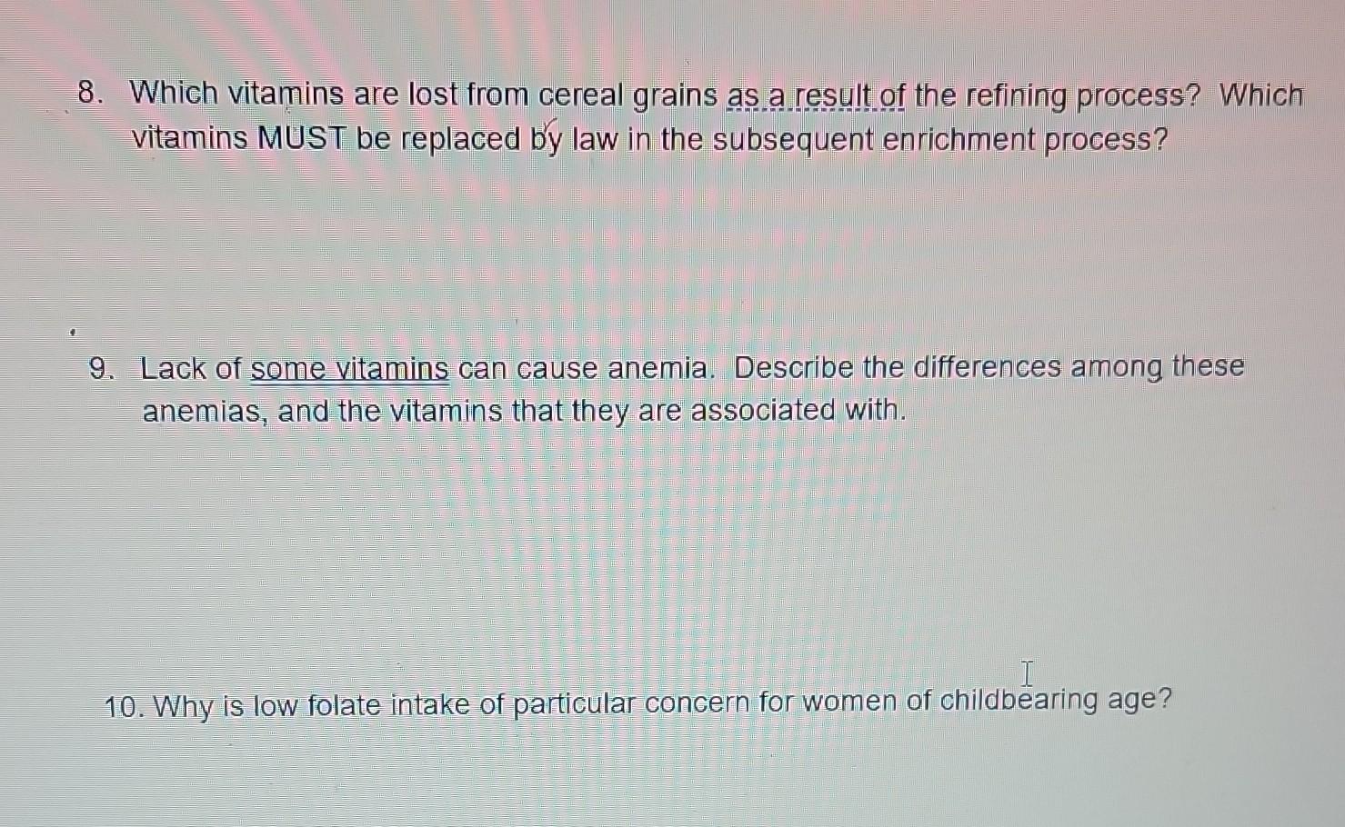 Solved How is vitamin D unique among the vitamins? How does