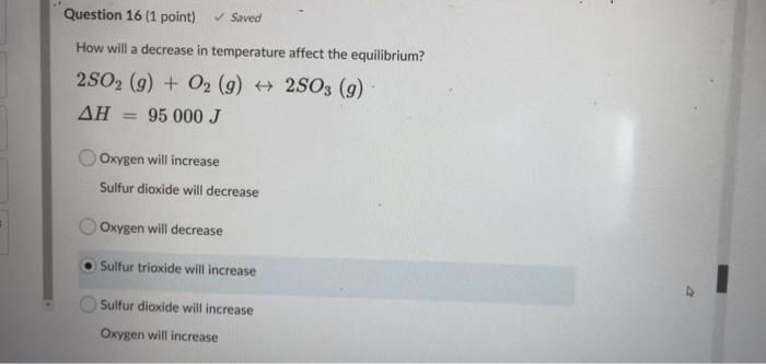 Solved Question 16 (1 point) Saved How will a decrease in | Chegg.com