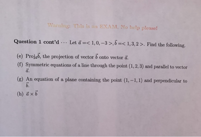 Solved Warning This Is An Exam No Help Please 1 24 P Chegg Com