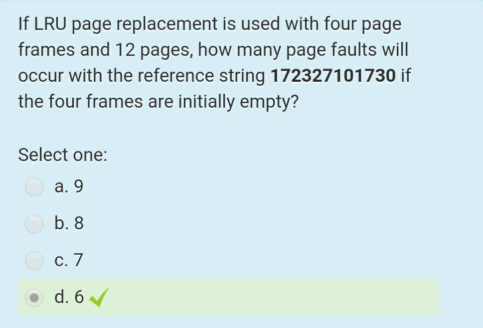Solved In Paging For Virtual Address Is 20500 Frame Index Chegg