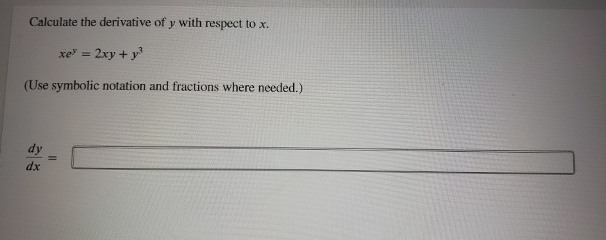 Solved For the implicitly-defined function, calculate the | Chegg.com