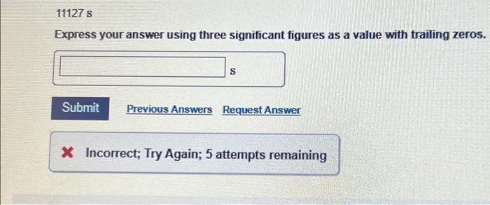 Express your answer using three significant figures | Chegg.com