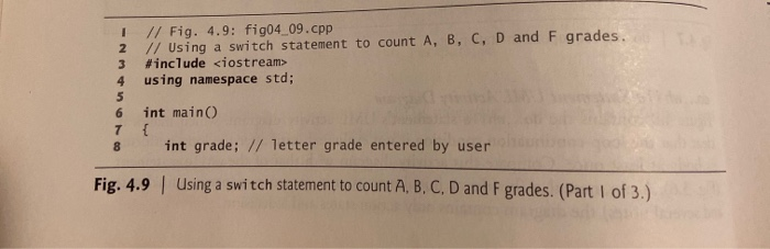 Solved Modify the code found below in Figure 4.9 to | Chegg.com