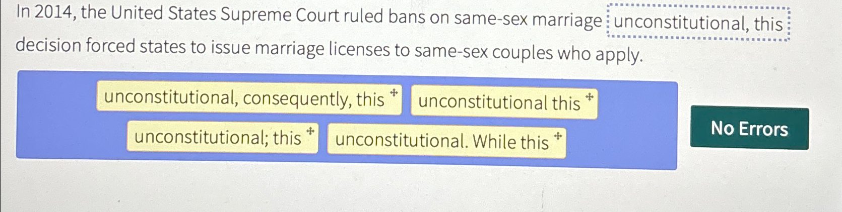 Solved In 2014 ﻿the United States Supreme Court Ruled Bans