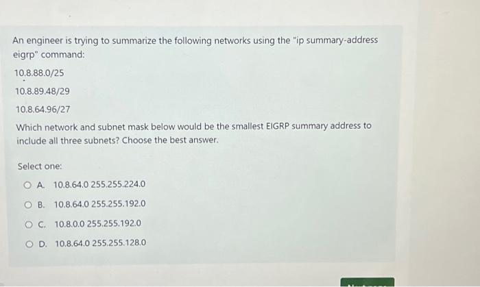 Solved An engineer is trying to summarize the following | Chegg.com