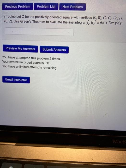 Solved Previous Problem Problem List Next Problem (1 Point) | Chegg.com