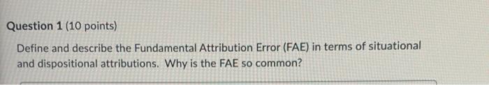 Solved Question 1 (10 points) Define and describe the | Chegg.com