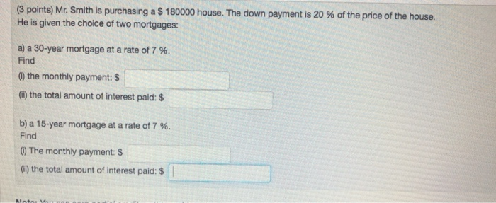 how much down payment for 180k house