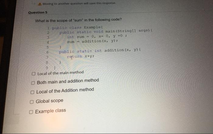 Solved Consider the following code. The main method invokes | Chegg.com