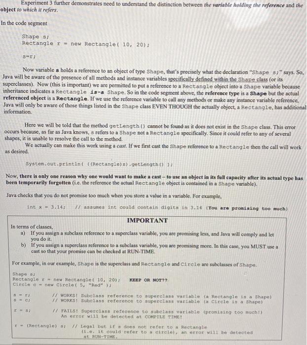 Solved Experiment 3: Type the following code into the main | Chegg.com