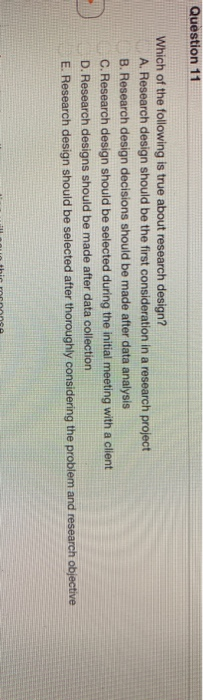 Solved Question 11 Which of the following is true about | Chegg.com