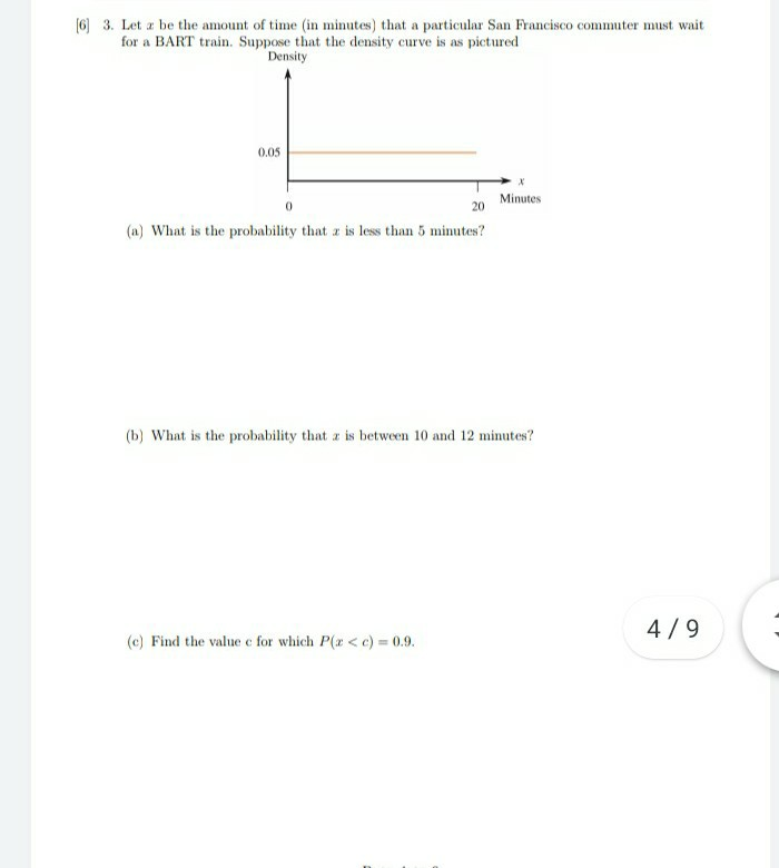 Solved [6] 2. The probability distribution of is given by 0 | Chegg.com