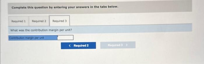 Solved Exercise 1-15 (Static) Traditional and Contribution | Chegg.com