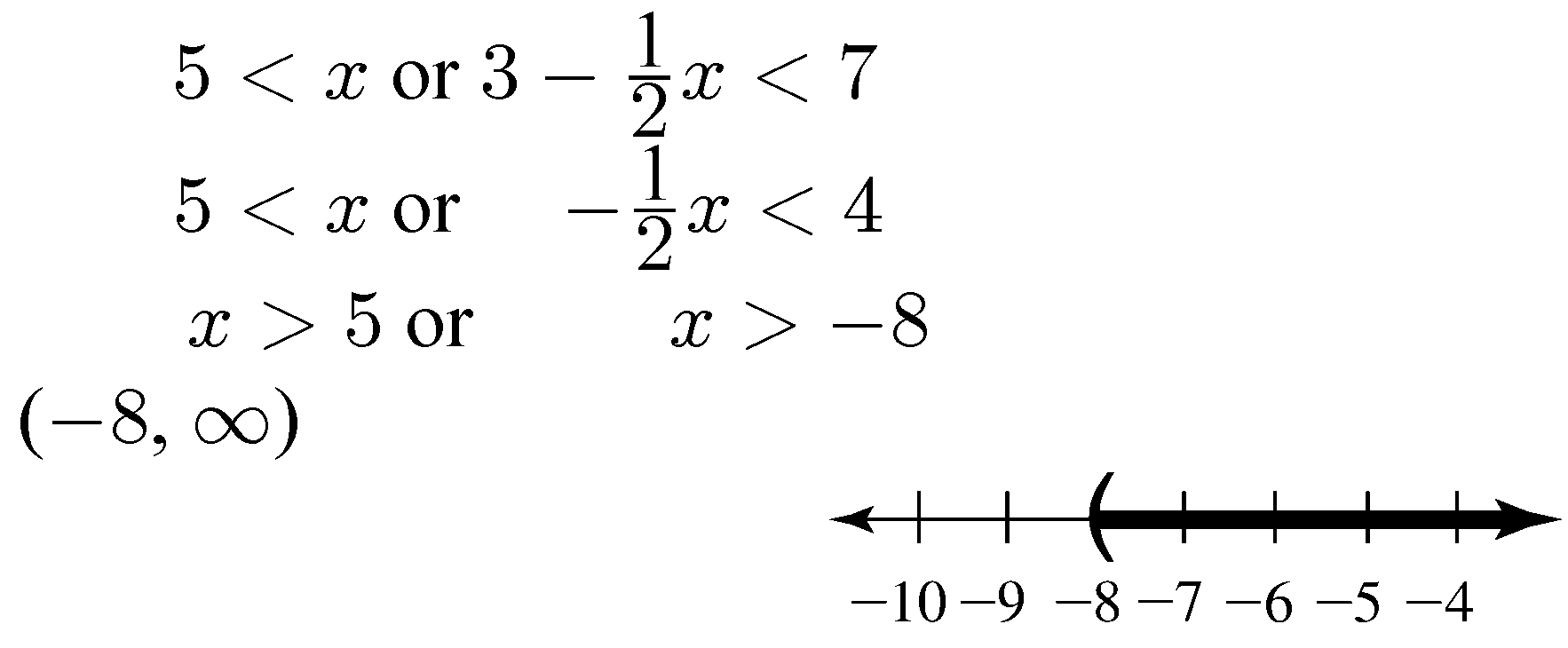 Solved Solve the compound inequality. Write the solution set u
