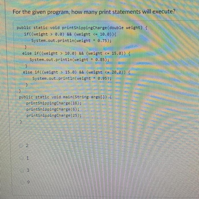 solved-for-the-given-program-how-many-print-statements-will-chegg