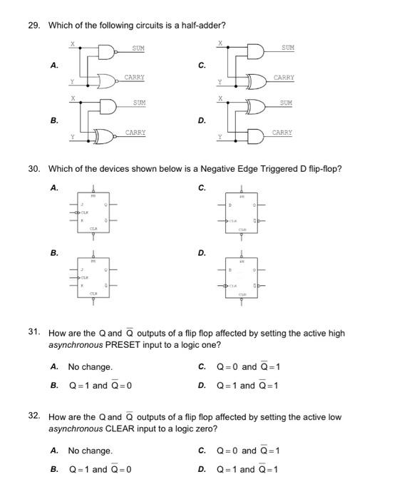Solved 27. What logic values need to be placed on the inputs | Chegg.com