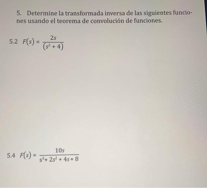 Solved Determine The Inverse Transformation Of The Following | Chegg.com