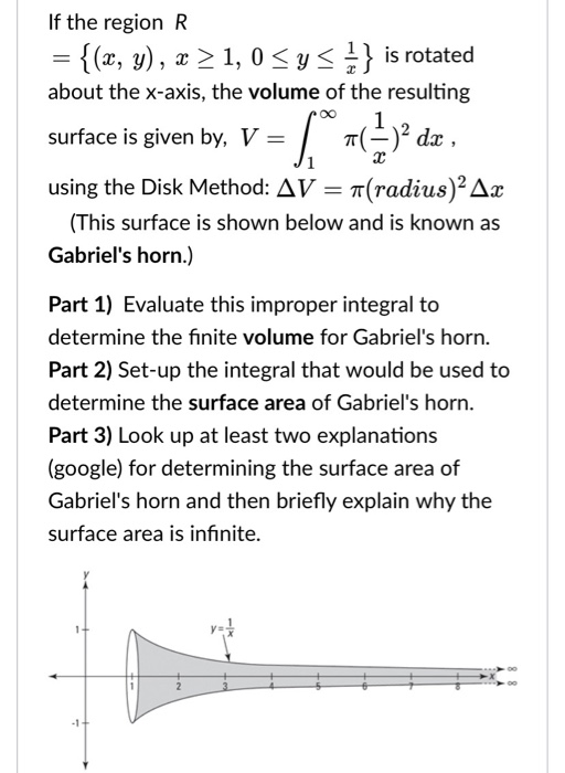 Solved If The Region R X Y X 1 0 Is Rotated A Chegg Com